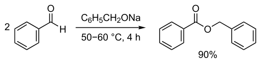 Variation of cannizzaro reaction ( Tishchenko reaction) 
