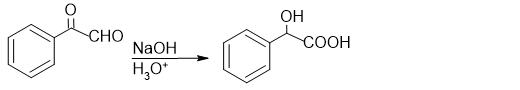 Intramolecular cannizzaro reaction of phenyl glyoxal to give Mandelic acid