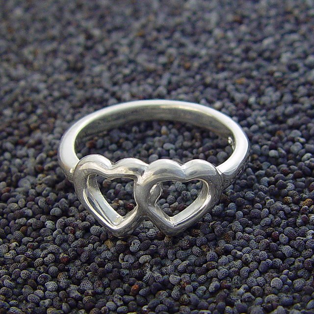 Amore ring sterling silver II